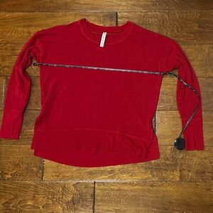 Athleta Deep Red Soft Sweatshirt M
